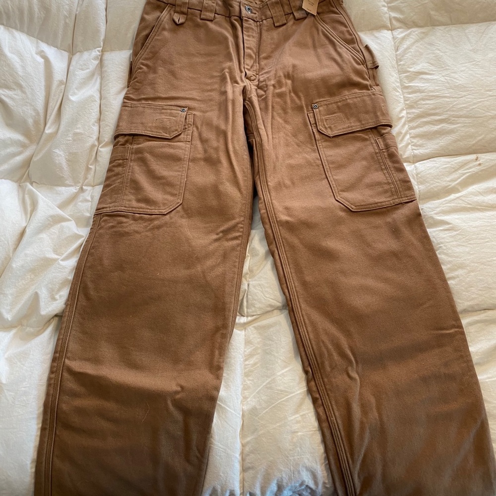 Tan Insulated jeans NEVER WORN